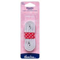 Swimwear Elastic Woven: 2.5m x 9mm: White
