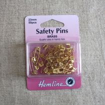Safety Pins: Brass: 23mm