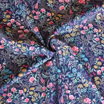 Cotton Poplin: Horrington: Navy