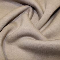 Cotton Rich Sweatshirting: Beige