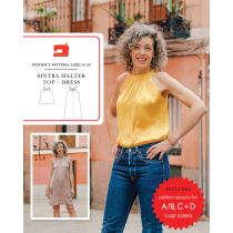Sintra Halter Dress and Top | Liesl & Co | Sewing Pattern
