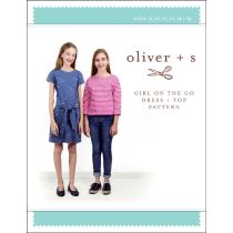 Girl On The Go Dress & Top, 8-18yrs | Oliver + S | PDF Sewing Pattern