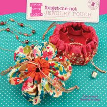 Forget-Me-Not Jewelry Pouch | Straight Stitch Society | PDF Sewing Pattern