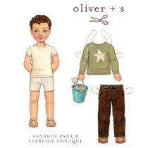 Sandbox Pants and Starfish Stencil 4-8yrs: Digital