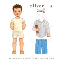 Sketchbook Shirt and Shorts 5-12yrs: Digital