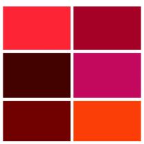 Spectrum Solids Fat Quarter Bundle: Mars Reds | Quilting Cotton