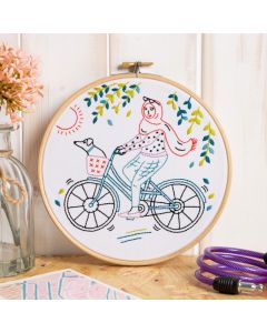 Wonderful Women 'Breathe' Embroidery Kit | Hawthorn Handmade | Backstitch