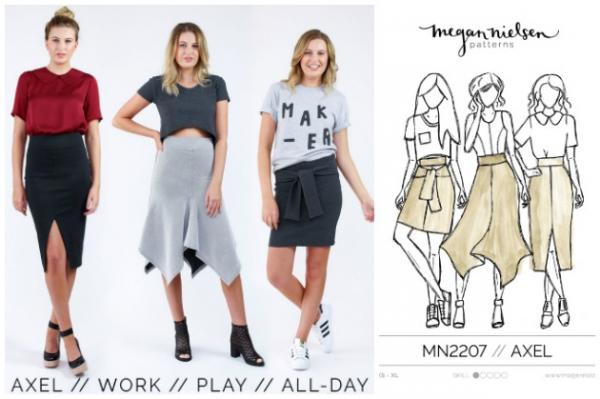 Megan Nielsen Axel Skirt and Sudley Dress and Blouse