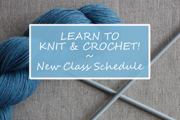 Learn to Knit and Crochet in our Cambridge Shop