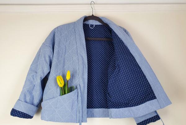 Ambassador Post: Zuzanna’s Seersucker Megan Nielsen Hovea Jacket