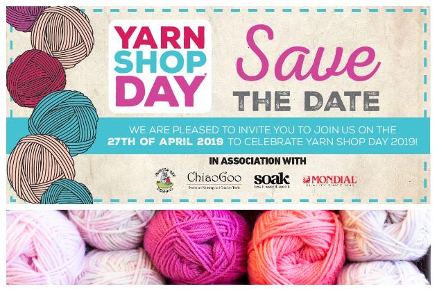 27th April: Yarn Shop Day 2019 at Backstitch