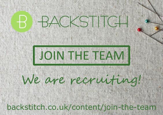 Join the Team! Backstitch is recruiting.