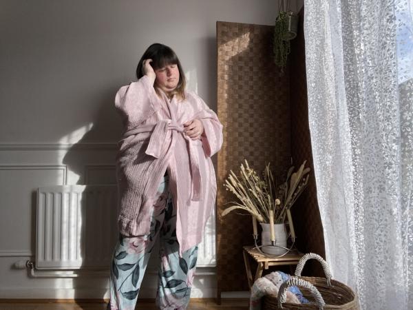 Ambassador Post: Emma’s Named Clothing Lahja Dressing Gown in Double Gauze