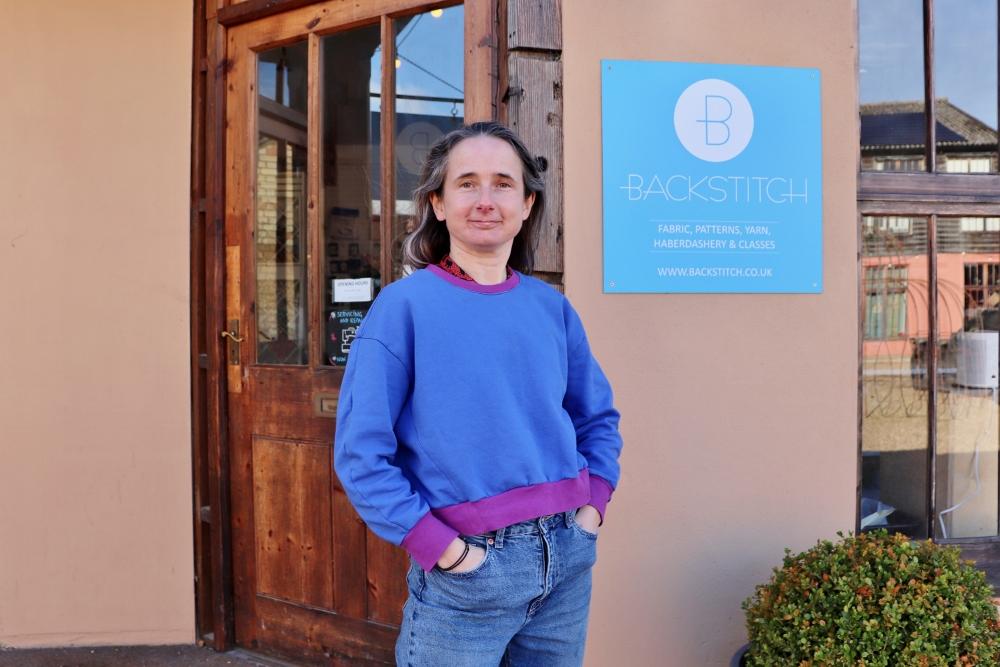 Mile End Jumper Closet Core Patterns: Mariner and Plum Sweatshirt. Pattern Review