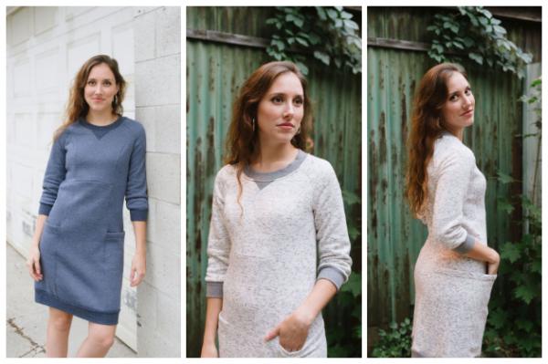 Victory Patterns Lola Sweater Dress: Digital PDF Pattern