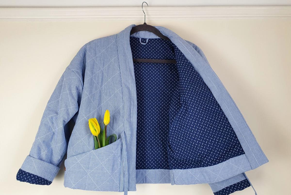 Ambassador Post: Zuzanna’s Seersucker Megan Nielsen Hovea Jacket