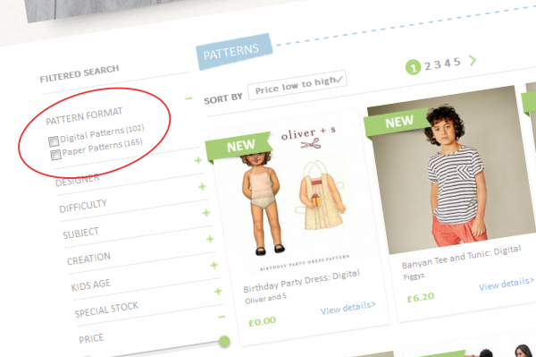 New: Downloadable Digital PDF Patterns - And Discount Code!