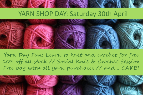 Yarn Shop Day at Backstitch in Cambridge