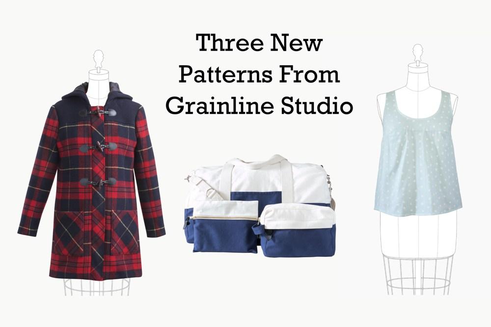 Three New Grainline Studio Patterns