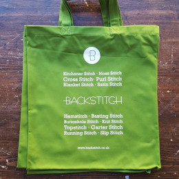 Backstitch Tote Bag