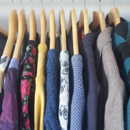 Clothes on a Clothes Rail