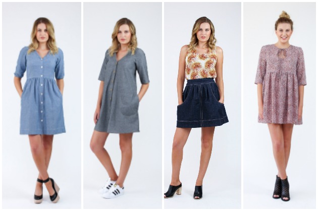 Megan Nielsen Darling Ranges Dress, Brumby Skirt and Sudley Dress
